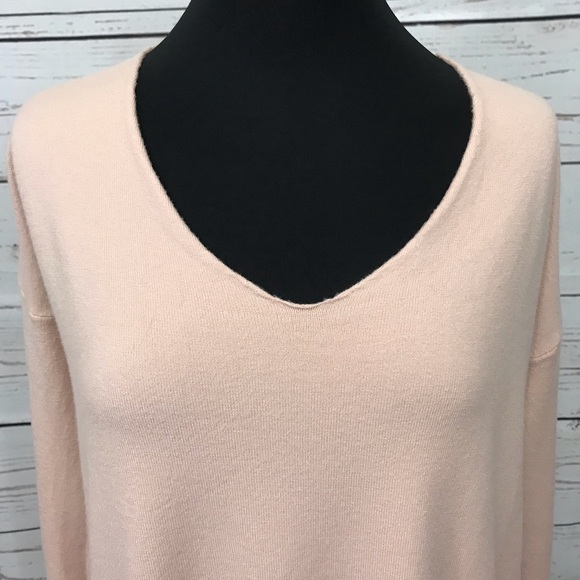 Pink Debut Lace Up Sweater Size M/L - Picture 4 of 6